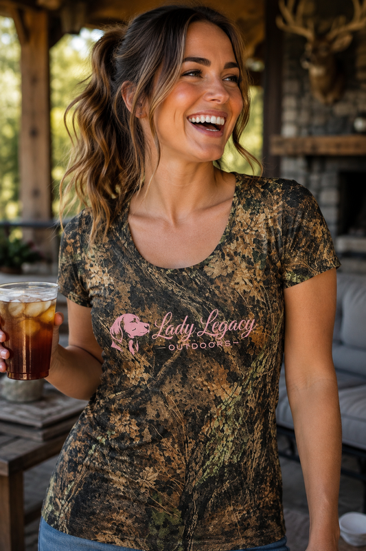 Lady Lagacy Outdoors Women's Athletic T-Shirt